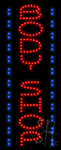 Red and Blue Body Shop Animated LED Sign