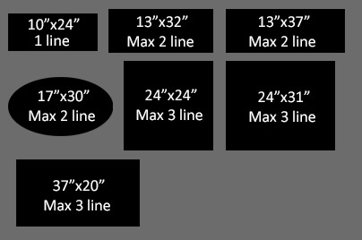 Sizes View