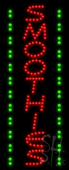 Smoothies Animated LED Sign