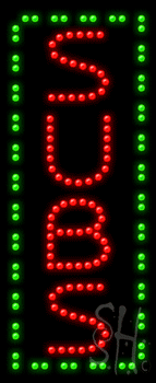 Vertical Subs Animated LED Sign