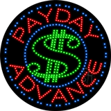 Large LED Payday Advance Animated Sign