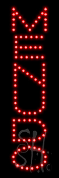 Red Menudo LED Sign