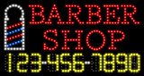 Barber Shop Animated LED Sign