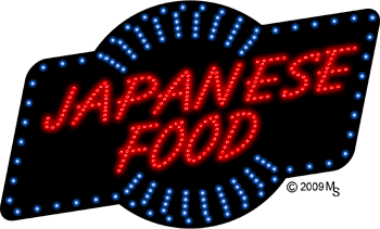 Japanese Food Animated LED Sign