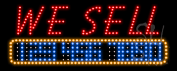 We Sell Boxes Animated LED Sign