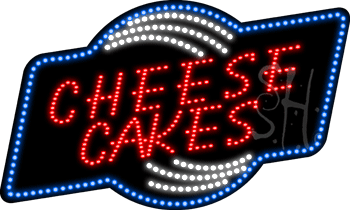 Cheese Cakes Animated LED Sign