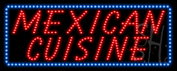 Mexican Cuisine Animated LED Sign