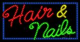 Hair and Nails Animated LED Sign