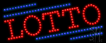 Red and Blue Lotto Animated LED Sign