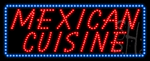 Mexican Cuisine Animated LED Sign